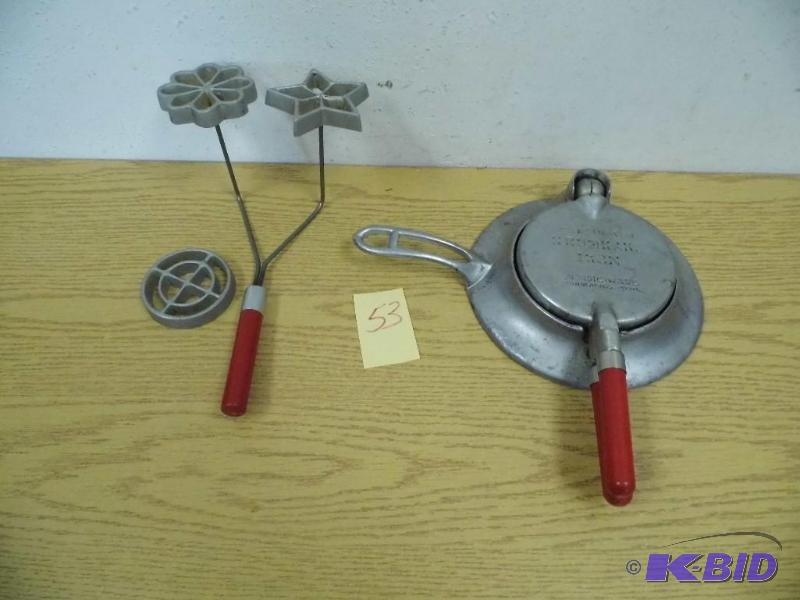 Krumkake Iron, Rosette Iron