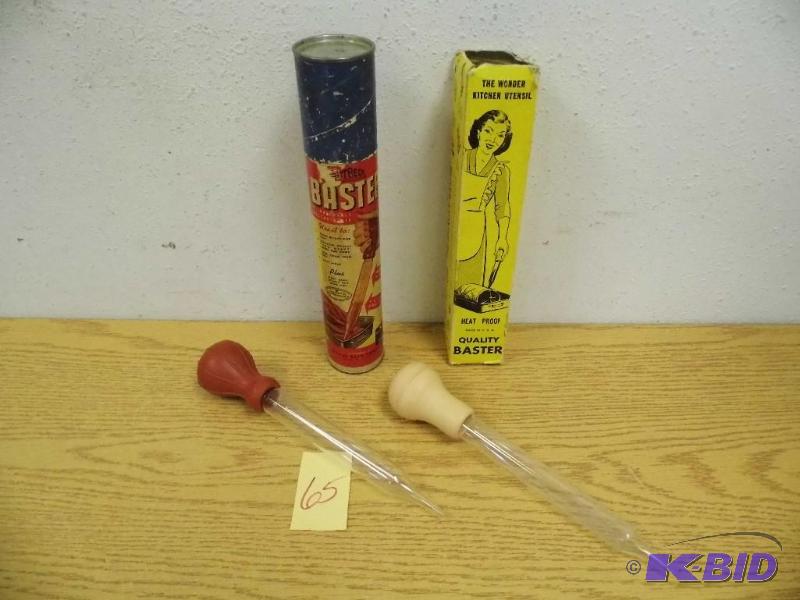 Vintage Glass Turkey Basters