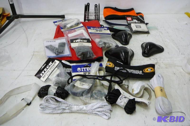 Hockey Stuff Lot Neckguard Cups Laces etc...