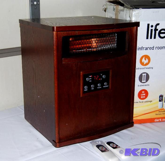 lot 31 image: Lifepro by Lifesmart Infrared Heater, 1500 wa...