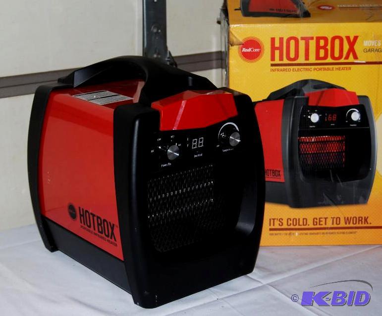 lot 43 image: RedCore HotBox Infrared Electric Shop Heater,...