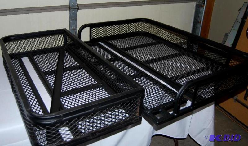 lot 5 image: ATV Front and Rear Basket Set, universal fit,...