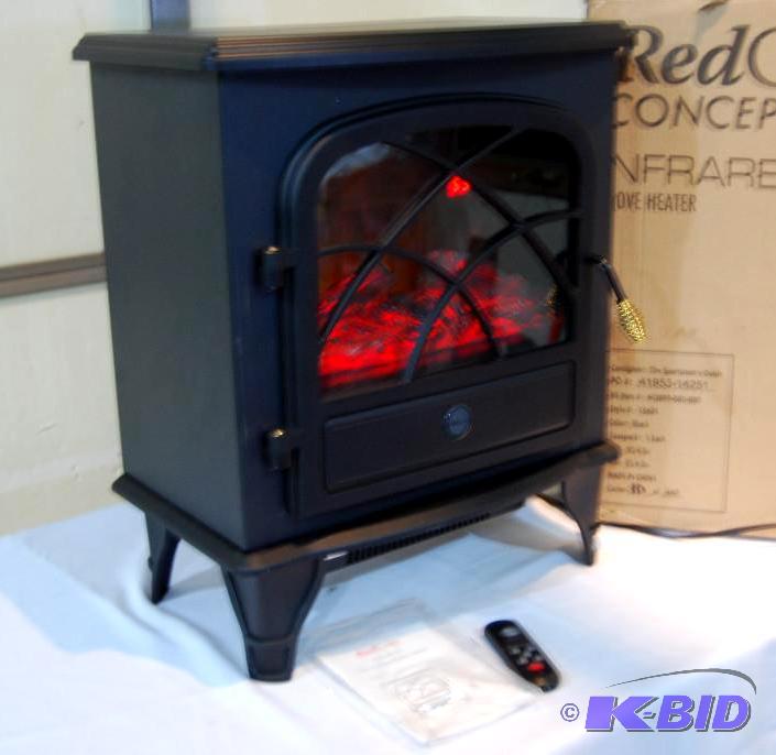 lot 55 image: RedCore Electric Infrared Stove Heater, 750 ...