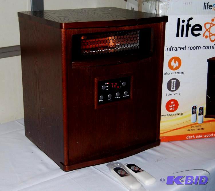 lot 63 image: Lifepro by Lifesmart Infrared Heater, 1500 wa...