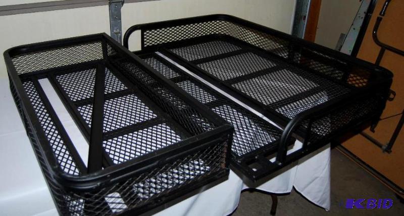 lot 7 image: ATV Front and Rear Basket Set, universal fit,...