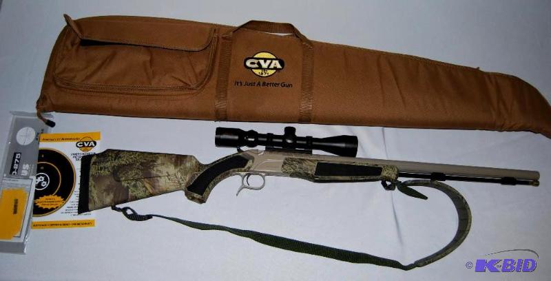 lot 73 image: CVA Accura MR .50 cal. Break Action Muzzleloa...