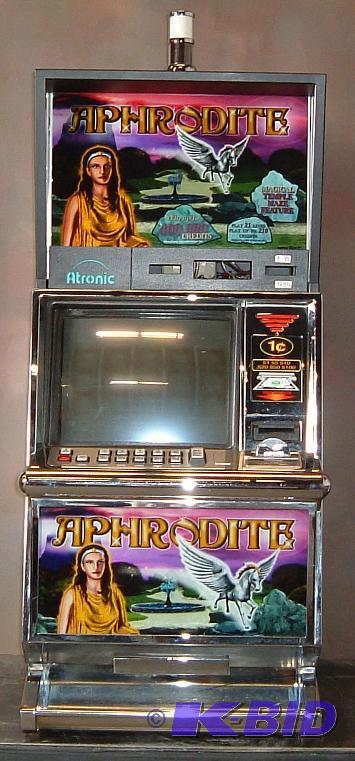 lot 1012 image: ATRONIC CASHLINE APHRODITE VIDEO SLOT MACHINE