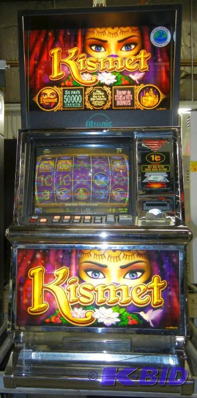 lot 1014 image: ATRONIC CASHLINE KISMET UPRIGHT VIDEO SLOT MACHINE