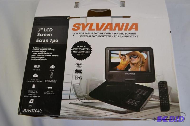 Sylvania 7 Portable DVD Player - Swivel Screen