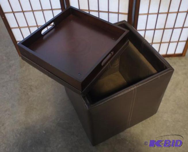lot 30 image: New Signature Ashley Storage Ottoman - MSRP $...
