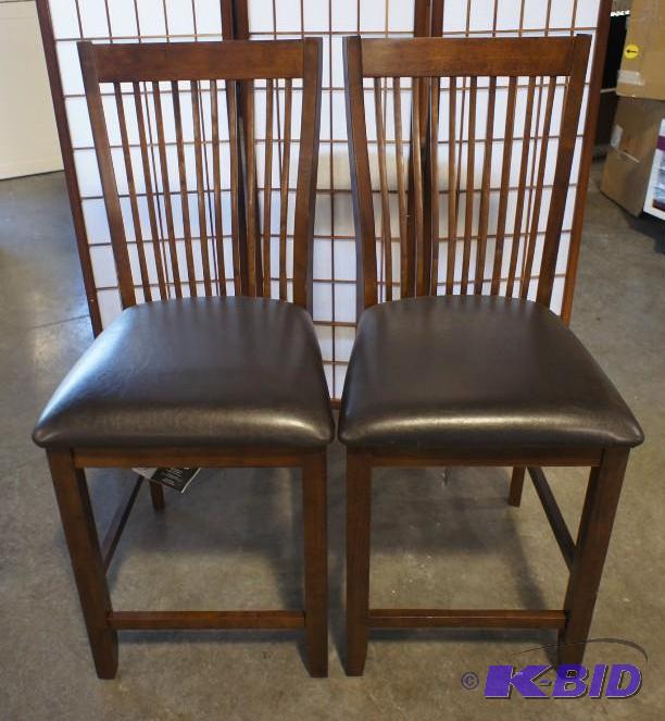 lot 32 image: New Ashley Signature Dining Chairs - (2) tota...