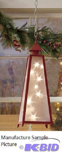 lot 10 image: Starlight Lantern - 8" x 8" x 22&qu...