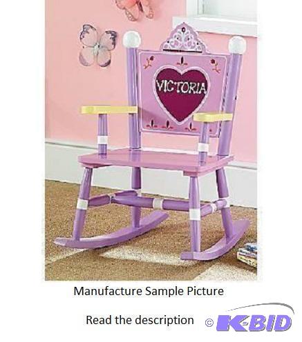 lot 11 image: -&nbspPurple Princess Solid Wood Personalize...