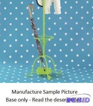 lot 119 image: Lime Green Umbrella Stand - Base Only - It ca...