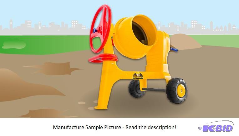 lot 120 image: Pair of Wader Quality Toys Cement Mixers - ww...