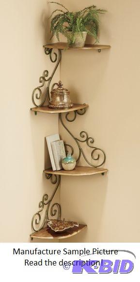 lot 122 image: Scrolled Corner Shelf -&nbspBrighten any cor...