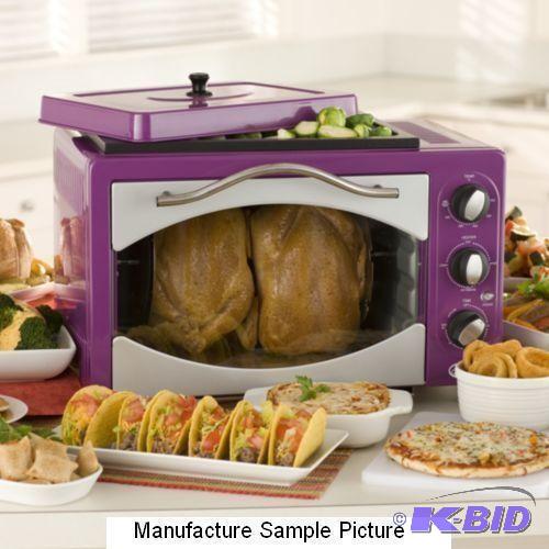 lot 127 image: Ginnys Brand 10 in 1 Everything Oven - Purpl...