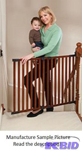 lot 136 image: Wooden Kids Gate - Espresso colored - Retail ...