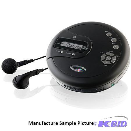 lot 180 image: GPX Personal CD Player with FM Radio - Black ...