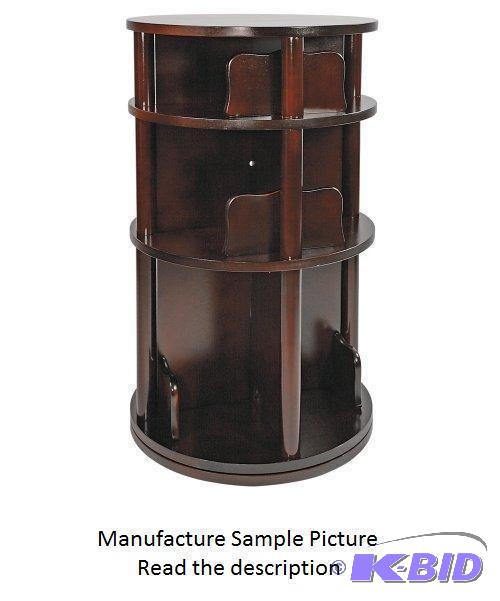 lot 184 image: Media Carousel Espresso - Store books and mor...