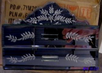 lot 195 image: Jewelry Box - Retail $39.95 - The back upper ...