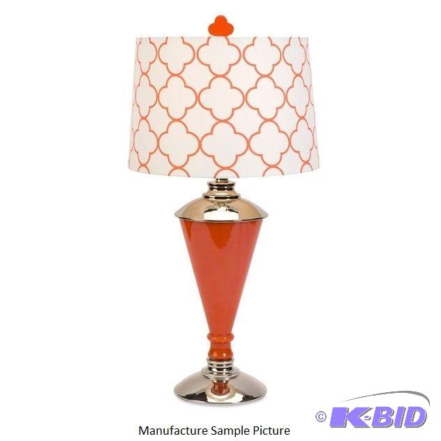 lot 32 image: Lucy Orange Glass Table Lamp -&nbsp29.75&quo...