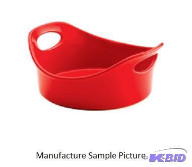 lot 40 image: Rachael Ray Bubble and Brown Ceramic Baker Pa...