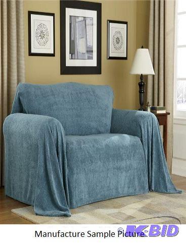 lot 46 image: Furniture Throw - Chair - Teal color - Super ...