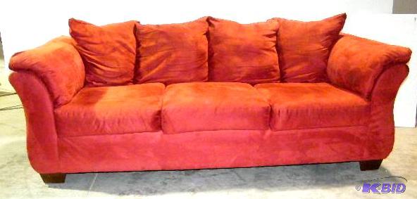 lot 51 image: Darcy Salsa Sofa by Ashley Furniture - 88&quo...