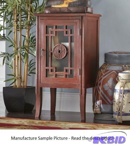 lot 62 image: Imperial Red Wood Cabinet -&nbspThe color re...