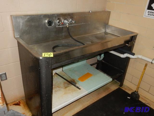 lot 130 image: Stainless Steel Sink.