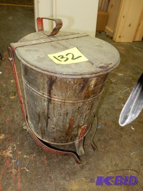 lot 132 image: Hazardous waste bin.
