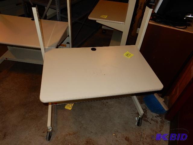 lot 141 image: Metal Rolling Desk