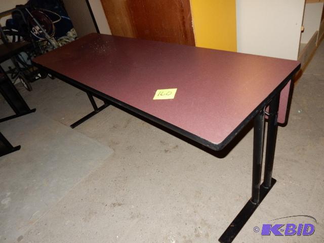 lot 160 image: 3 Office or Conference Style work tables