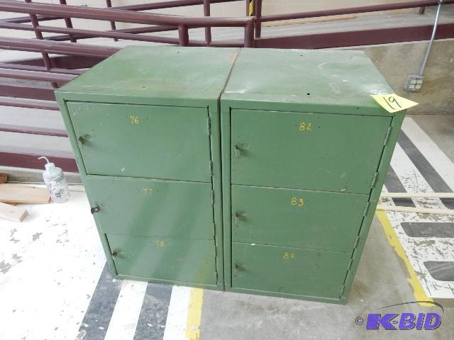 lot 19 image: Metal cabinets.