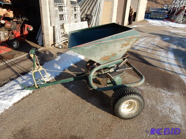 lot 1E image: Pull Behind Fertilizer Spreader