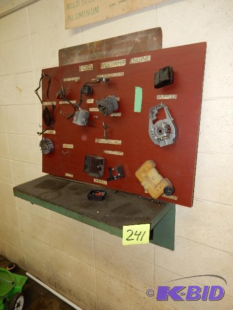 lot 241 image: Shelf and Cabinet