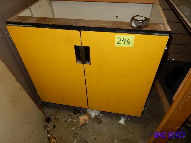 lot 246 image: Laminate cabinet