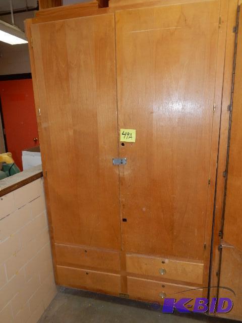 lot 49A image: Maple Storage Cabinet