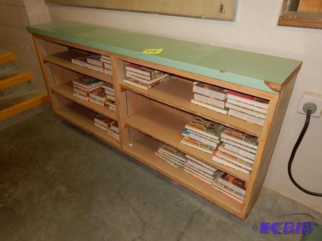 lot 49C image: Bookshelf with Laminate Top