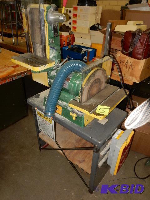 lot 5 image: Grizzly Belt Sander Grinder
