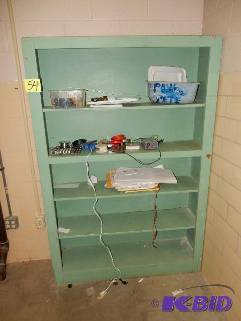 lot 54 image: Wood Book Shelf