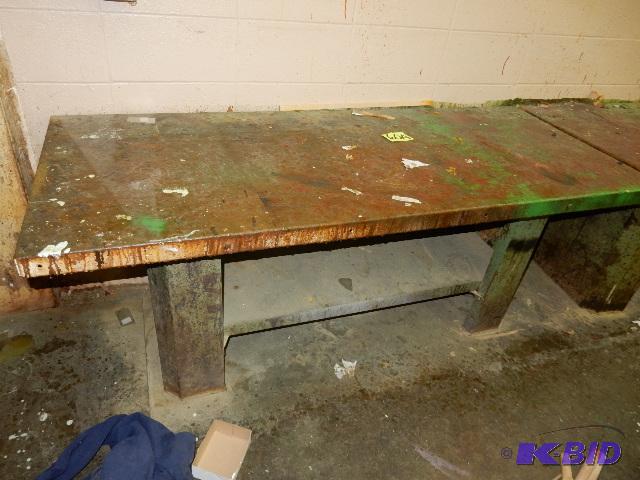 lot 60A image: Steel Work Table