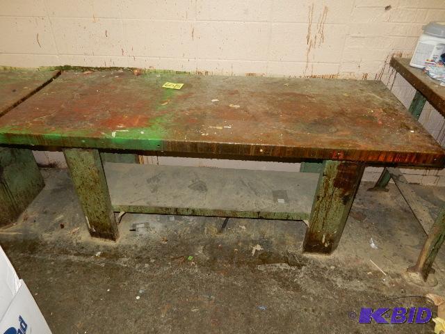 lot 60B image: Steel Work Table