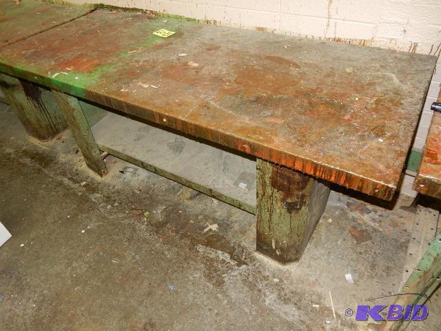 lot 60C image: Steel Work Table