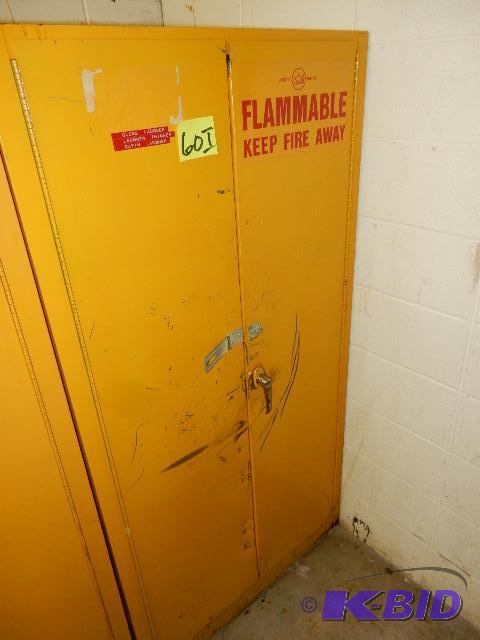 lot 60I image: Justrite Safety Storage Cabinet