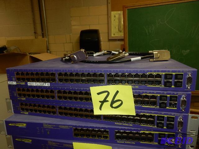 lot 76 image: Extreme Networks Summit x450 Switch