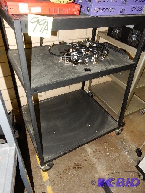 lot 99A image: AV cart.