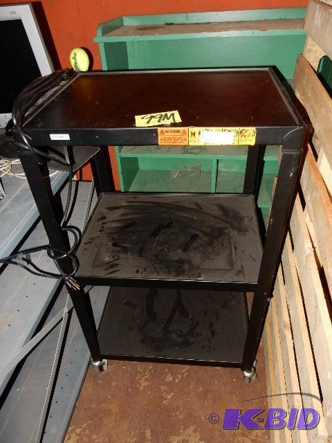 lot 99M image: AV cart.