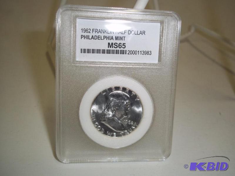 1962 Franklin Half Dollar Philadelphia Mint...